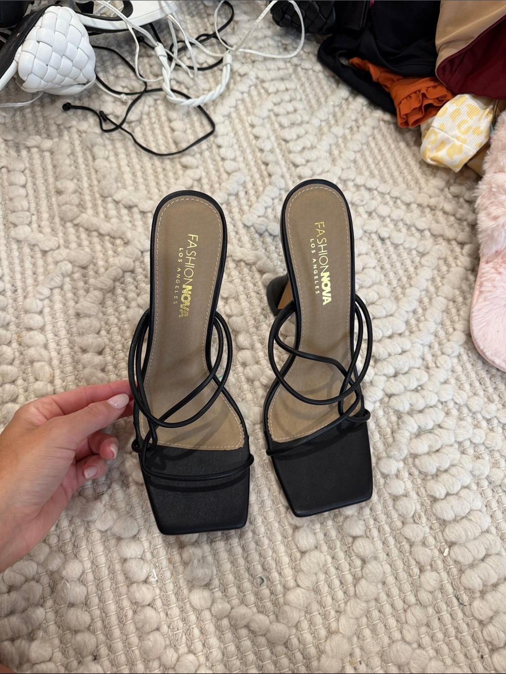 Fashion nova heels size 8 never worn
